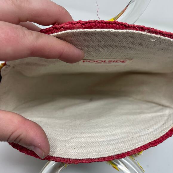 Poolside rainbow Le circle mini bag with gold chain - Picture 4 of 6